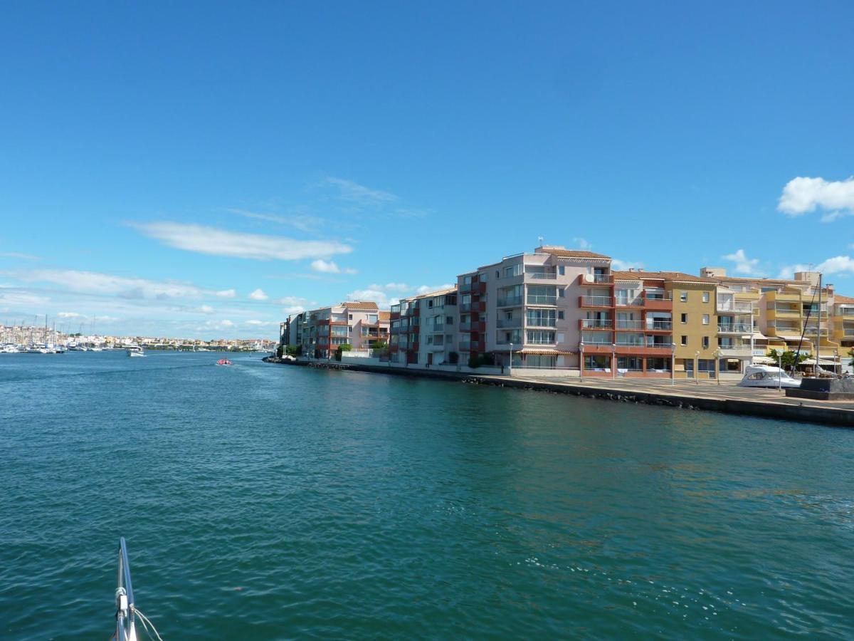 Studio Face A La Mer 4 Couchages - Gratuits Piscine Tennis Et Un Parking Prive Rare Et Tres Utile - Vue Magnifique Sur La Mer - Agreable En Toutes Saisons Ile Des Pecheurs - La Brigantine - Emplacement Et Vue Rares Au Cap D'Agde Dış mekan fotoğraf