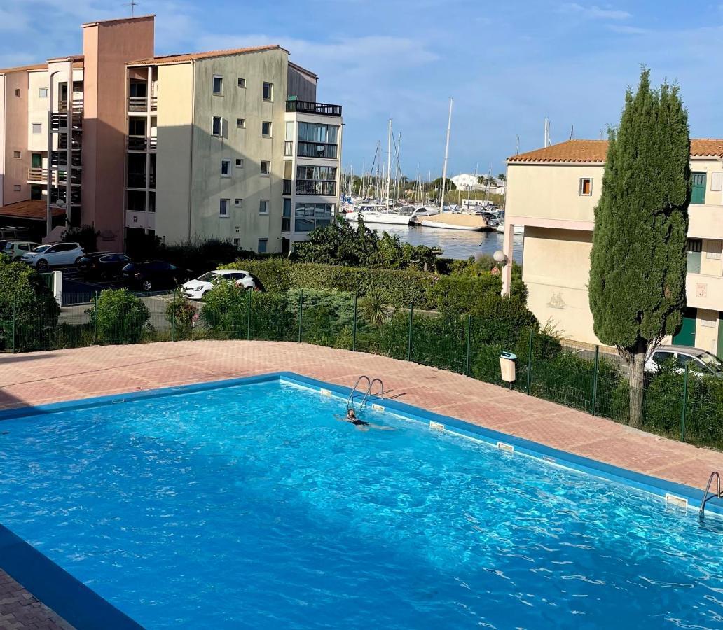 Studio Face A La Mer 4 Couchages - Gratuits Piscine Tennis Et Un Parking Prive Rare Et Tres Utile - Vue Magnifique Sur La Mer - Agreable En Toutes Saisons Ile Des Pecheurs - La Brigantine - Emplacement Et Vue Rares Au Cap D'Agde Dış mekan fotoğraf