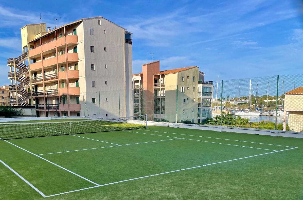 Studio Face A La Mer 4 Couchages - Gratuits Piscine Tennis Et Un Parking Prive Rare Et Tres Utile - Vue Magnifique Sur La Mer - Agreable En Toutes Saisons Ile Des Pecheurs - La Brigantine - Emplacement Et Vue Rares Au Cap D'Agde Dış mekan fotoğraf